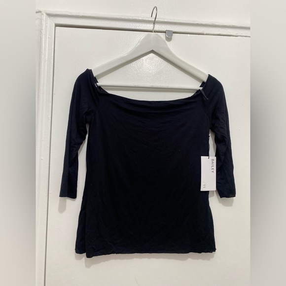 Bailey 44 Women's 3/4 SLV Jacqueline off shoulder Top - Picture 4 of 14